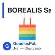 BOREALIS Sac shopping coton 200 gr/m² - Miniature 2