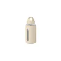 Variante beige - Bouteille en verre borosilicate personnalisable avec logo - BORIS