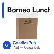 Boîte à déjeuner personnalisable en verre Borneo avec logo - Miniature 5