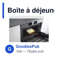 Boîte à déjeuner personnalisable en verre Borneo avec logo - Miniature 9