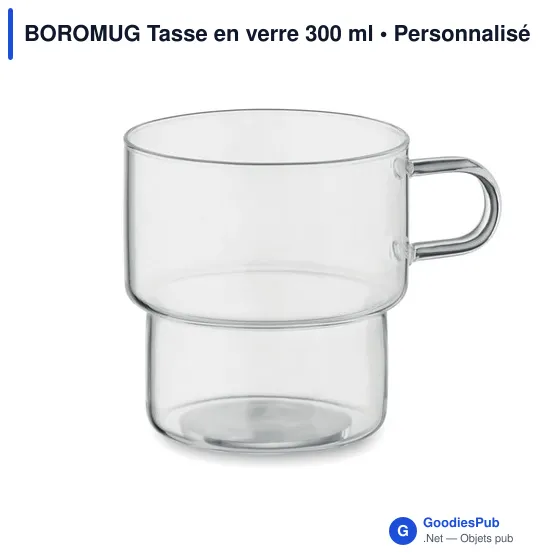 BOROMUG Tasse en verre 300 ml - Image 1