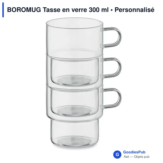 BOROMUG Tasse en verre 300 ml - Image 2