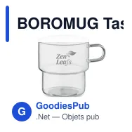 BOROMUG Tasse en verre 300 ml - Miniature 5