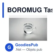 BOROMUG Tasse en verre 300 ml - Miniature 6