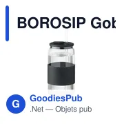 BOROSIP Gobelet en verre 550ml - Miniature 3