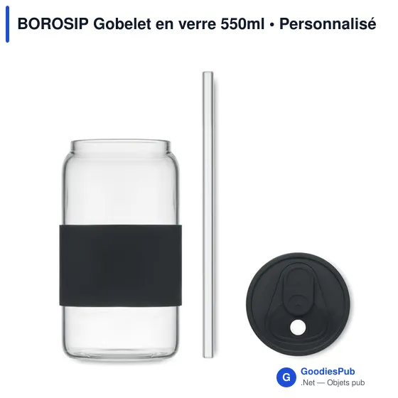 BOROSIP Gobelet en verre 550ml - Image 4