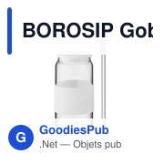 BOROSIP Gobelet en verre 550ml - Miniature 7