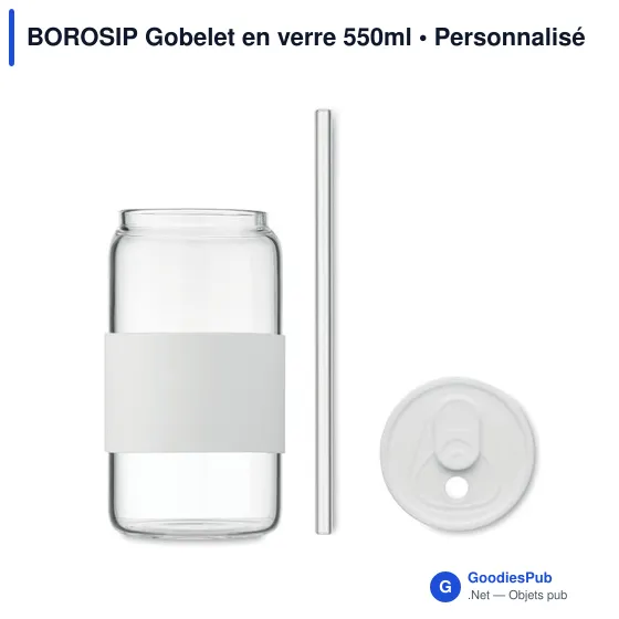 BOROSIP Gobelet en verre 550ml - Image 9