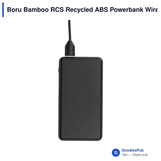 Chargeur sans fil personnalisable Boru Bamboo RCS avec logo - Image 3