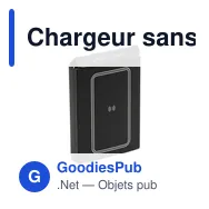 Chargeur sans fil personnalisable Boru Bamboo RCS avec logo - Miniature 5