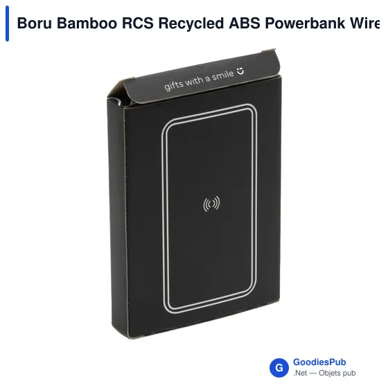 Chargeur sans fil personnalisable Boru Bamboo RCS avec logo - Image 5