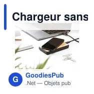 Chargeur sans fil personnalisable Boru Bamboo RCS avec logo - Miniature 6