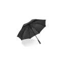 Variante Noir - Parapluie canne personnalisable 23 pouces en polyester 190T avec logo - Bosco