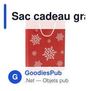 Sac cadeau grand format personnalisable avec logo - Bossa - Miniature 1