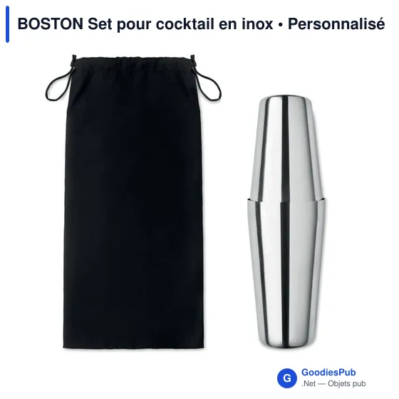 BOSTON Set pour cocktail en inox - Image 3
