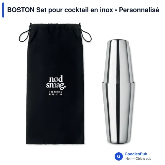BOSTON Set pour cocktail en inox - Image 4