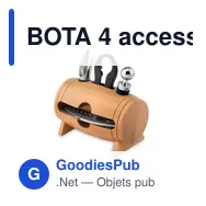 BOTA 4 accessoires à vin en tonneau - Miniature 1