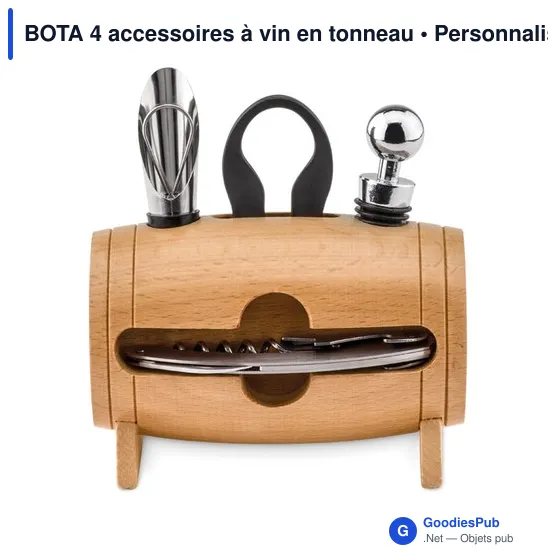 BOTA 4 accessoires à vin en tonneau - Image 2