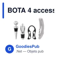 BOTA 4 accessoires à vin en tonneau - Miniature 3