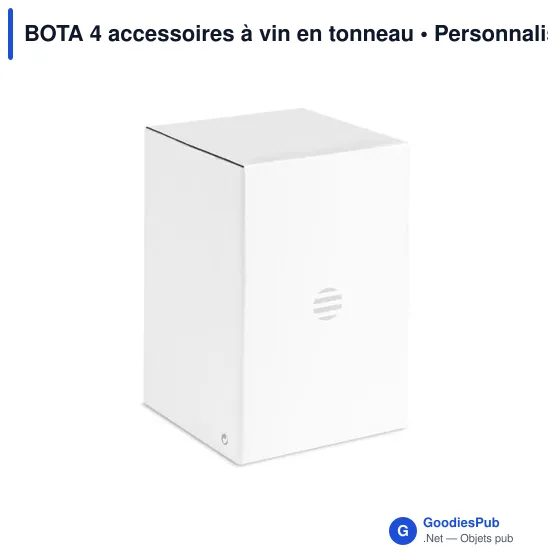 BOTA 4 accessoires à vin en tonneau - Image 6