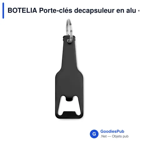 BOTELIA Porte-clés decapsuleur en alu