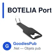 BOTELIA Porte-clés decapsuleur en alu - Miniature 2