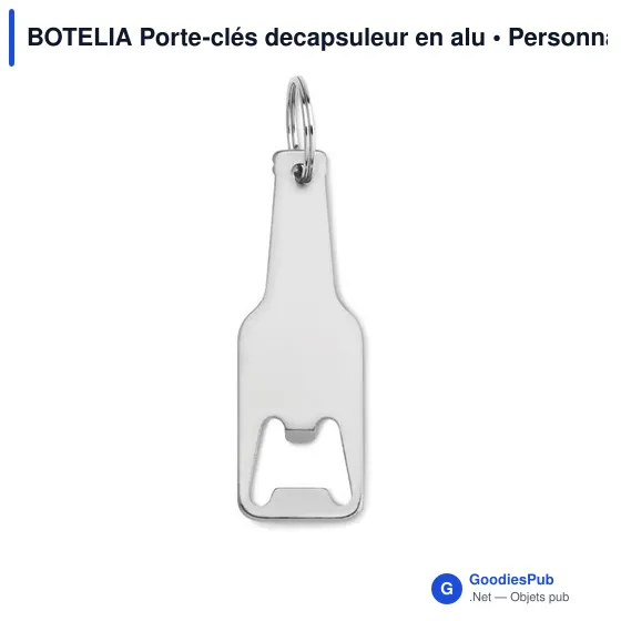 BOTELIA Porte-clés decapsuleur en alu - Image 3