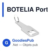 BOTELIA Porte-clés decapsuleur en alu - Miniature 4