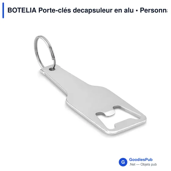 BOTELIA Porte-clés decapsuleur en alu - Image 4