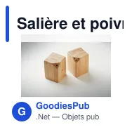 Salière et poivrière personnalisables en bambou avec logo - Miniature 8