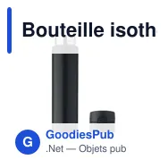 Bouteille isotherme personnalisable en acier inoxydable - BOTSavec logo - Miniature 11