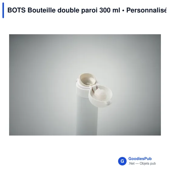 Bouteille isotherme personnalisable en acier inoxydable - BOTSavec logo - Image 4