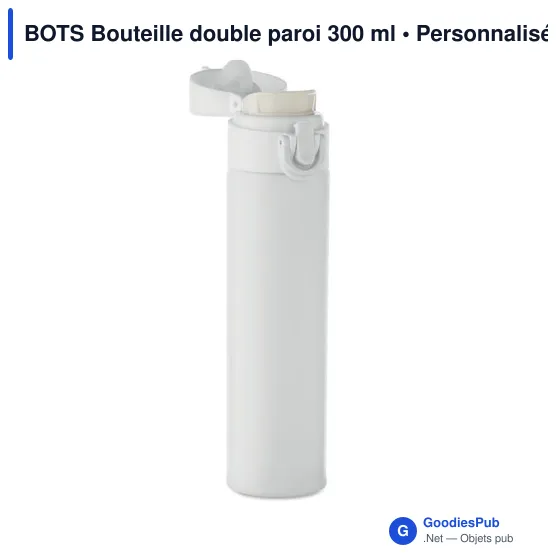 Bouteille isotherme personnalisable en acier inoxydable - BOTSavec logo - Image 6