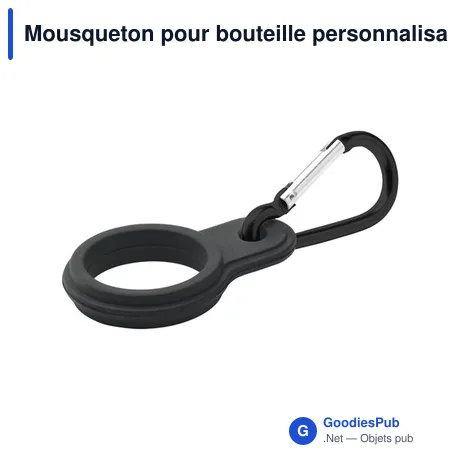 Mousqueton pour bouteille personnalisable avec logo - Bottle Carabiner