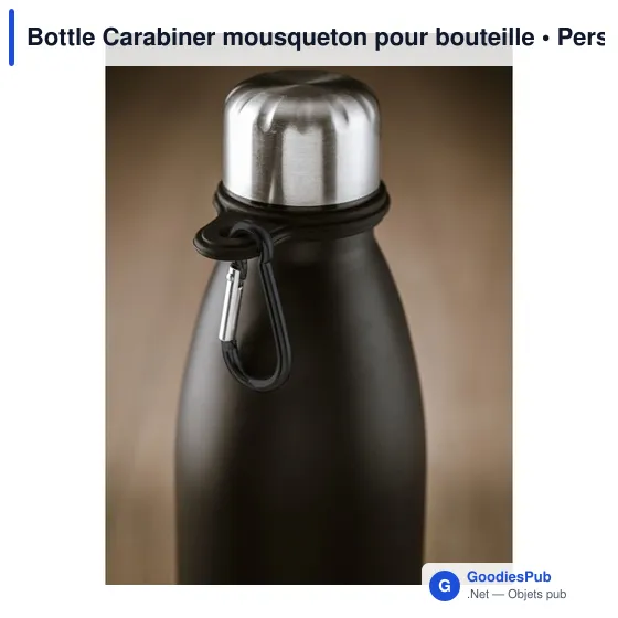 Mousqueton pour bouteille personnalisable avec logo - Bottle Carabiner - Image 4