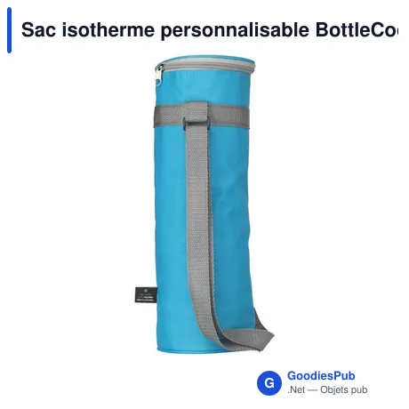 Sac isotherme personnalisable BottleCooler GRS RPET avec logo