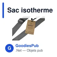 Sac isotherme personnalisable BottleCooler GRS RPET avec logo - Miniature 11