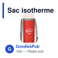 Sac isotherme personnalisable BottleCooler GRS RPET avec logo - Miniature 12