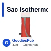 Sac isotherme personnalisable BottleCooler GRS RPET avec logo - Miniature 7