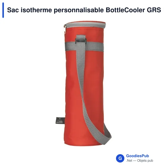 Sac isotherme personnalisable BottleCooler GRS RPET avec logo - Image 7