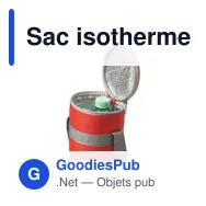 Sac isotherme personnalisable BottleCooler GRS RPET avec logo - Miniature 9