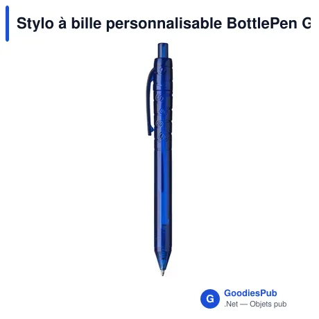 Stylo à bille personnalisable BottlePen GRS RPET avec logo