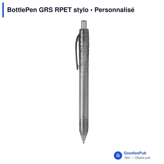 Stylo à bille personnalisable BottlePen GRS RPET avec logo - Image 6