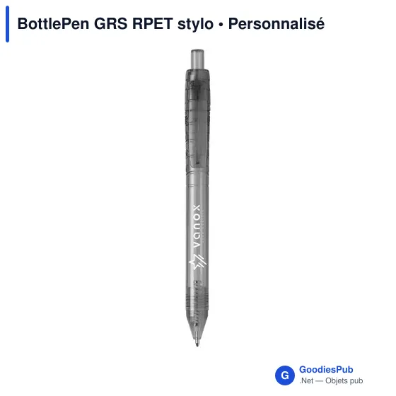 Stylo à bille personnalisable BottlePen GRS RPET avec logo - Image 10