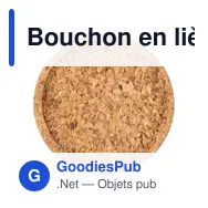 Bouchon en liège personnalisable pour logo - Helmut - Miniature 4