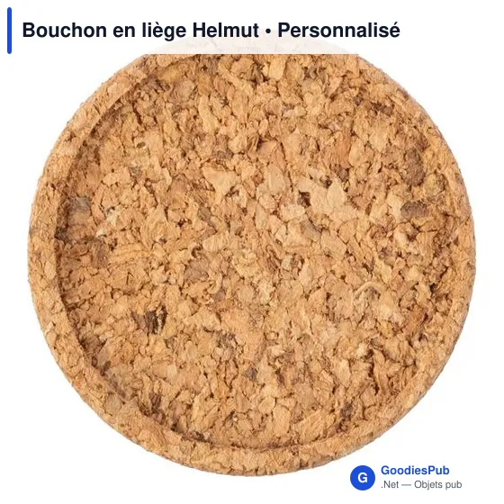 Bouchon en liège personnalisable pour logo - Helmut - Image 4