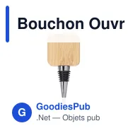 Bouchon Ouvre Bouteille Personnalisable avec Logo - Pomni - Miniature 1