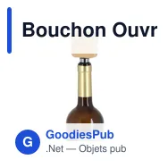 Bouchon Ouvre Bouteille Personnalisable avec Logo - Pomni - Miniature 5
