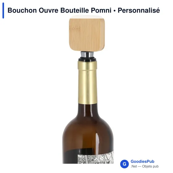 Bouchon Ouvre Bouteille Personnalisable avec Logo - Pomni - Image 5