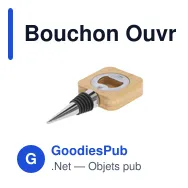 Bouchon Ouvre Bouteille Personnalisable avec Logo - Pomni - Miniature 9